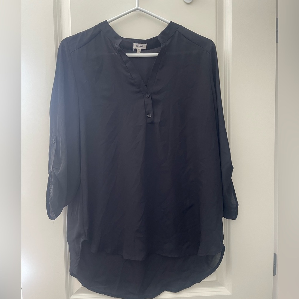 Black Teenbell Blouse